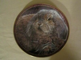 Bunny Rabbit Collector Plate Vivi Crandall &quot;Fuzzball&quot; Bunny Tales #3 - £20.08 GBP