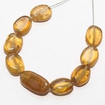 Natural Hessonite Beads Loose Gemstone 11.05 Cts (7x6mm To 10x5mm) 9 Pcs - £2.73 GBP