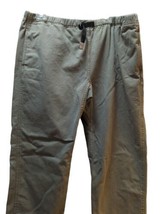 Gramicci Oudoor Hiking Pants Mens XL Olive Army Green Belted Elastic Wai... - $34.64