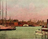 Vtg Postcard c 1908 Water Front - St. John New Brunswick Canada - $5.31