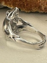 Frog Prince ring size 5 James Yesberger sterling silver band women - £570.01 GBP