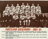 1964-65 PORTLAND BUCKAROOS 8X10 PHOTO HOCKEY WHL - £3.93 GBP
