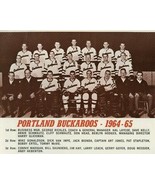 1964-65 PORTLAND BUCKAROOS 8X10 PHOTO HOCKEY WHL - £3.79 GBP