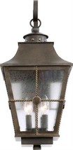 Wall Sconce Kalco Belle Grove Rustic Lodge Large 4-Light Powder-Coated Aged - £2,957.96 GBP
