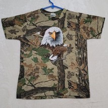 RealTree Kids Camo T Shirt Size L Large Short Sleeve Casual Camouflage E... - $12.87