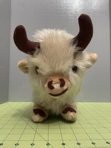 Vintage 1974 Fun Farm Brown Buffalo Plush Stuffed Animal Bison Made In Korea - $14.84