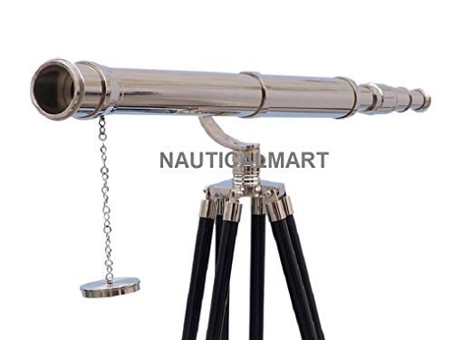 NauticalMart Floor Standing Chrome Galileo Telescope 65