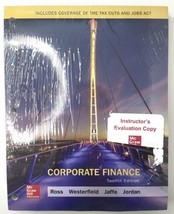 Corporate Finance 12th Edition McGraw Instructor&#39;s Evaluation Copy SEALED - $150.99