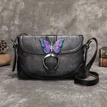 Retro First Layer Cow Leather Women Bag  New Hand Painted Leisure Should... - £61.57 GBP