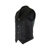 Vance Leather Vest Concealed Carry 2 Gun Pockets Plain Sides - $127.57 CAD+