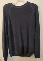 GH Bass Earth Men&#39;s Blue Crew Neck Pullover Sweater Size L - £10.82 GBP