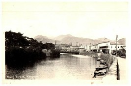 River Street Chinatown Honolulu Vintage Postcard with Old Cars RPPC - £20.45 GBP