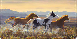 Hautman Brothers Wild Horses Leather Checkbook Cover  - $24.18