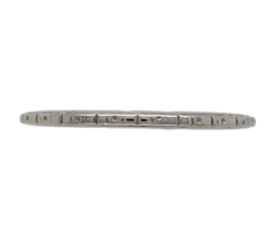 18k White Gold Wedding Band Ring Dated 1929 Size 9.25 Jewelry (#J7280) - $6,301.68 MXN