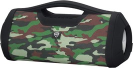 Rockville Rpb-Xl Portable Camo Bluetooth Speaker Boombox Usb/Powerbank/Sd/Aux - £76.36 GBP