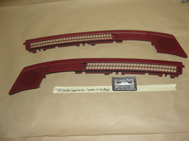 Oem 75 1975 Cadillac Deville Dash Defroster Speaker Grill Vent Trim *Dark Red* - £138.48 GBP