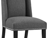 Baron Contemporary Tall Back Wood Upholstered Fabric Dining, By Modway Mo. - $119.98