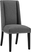 Baron Contemporary Tall Back Wood Upholstered Fabric Dining, By Modway Mo. - £93.18 GBP