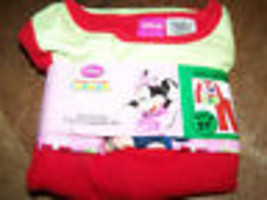 Size 18 Months Disney Minnie Mouse Holiday Flannel Pajamas Set Top Pants... - $12.00