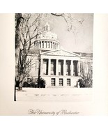 University Of Rochester 1958 Calendar Photogravure Rush Rhees Library DW... - $69.99