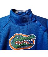 Florida Gators Blue Heathered Marled Side Snap Womens Pullover Sz Large ... - €20,25 EUR