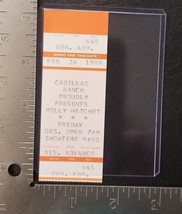 Molly Hatchet - Vintage Cadillac Ranch February 26, 1999 Concert Ticket Stub - £7.90 GBP