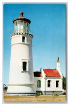 Umpqua Lighthouse Winchester Oregon OR Chrome Postcard G18 - $3.91