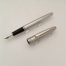 Montblanc Meisterstück Solitaire 144 Stainless Steel Fountain Pen,  Germany - $699.98