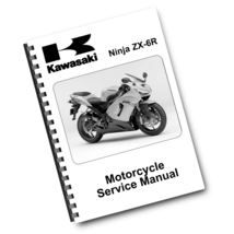 KAWASAKI 2005 - 2006 NINJA ZX-6R - ZX636 - MOTORCYCLE WORKSHOP SERVICE R... - $48.74