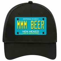 MMM Beer New Mexico Novelty Black Mesh License Plate Hat - £22.92 GBP