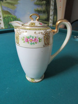 Noritake Morimura Nippon Japan Chocolatier Coffee Pot 7 1/2&quot; Original - £97.87 GBP