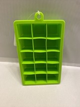 Silicone Ice Tray 15 Grid Cube Green - £8.77 GBP
