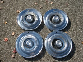 Genuine 1957 Chrysler New Yorker Windsor Saratoga hubcaps wheel covers - £66.08 GBP