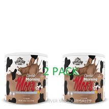  2 Pack Augason Farms Morning Moos Chocolate Milk Alternative 4 lbs 7oz #10 Cans - £60.84 GBP