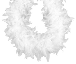 White 70 gm 72 in 6 Ft Chandelle Feather Boa - £7.88 GBP