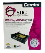SIIG  USB20+1394 6-Port Bay (JUH62B22) 4-Ports Internal Hub &quot;NEW&quot; - $53.69