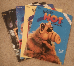 What&#39;s Hot For Kids 1980s Pop Culture Magazine (5) - Alf, Star Trek, Double Dare - £23.55 GBP