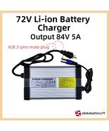 84V 5A Charger XLR 72V 20S LDC Ion Battery Pack Electric Bicycle ebike Part - $1,587.89 MXN