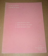 George Gershwin&#39;s Preludes For Piano Songbook Vintage 1927 New World Music  - $34.21 CAD