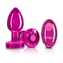 Cheeky Charms - Rechargeable Vibrating Metal Butt  Plug With Remote Control - Pi - £74.73 GBP+