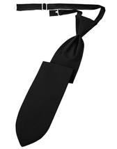 Black Herringbone Kids Necktie - £11.98 GBP