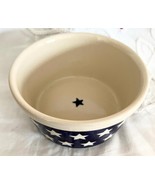 Boleslawiec Polish Pottery Bowl 5&quot; Blue w White Stars Made in Poland - $282.06 MXN