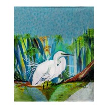 Betsy Drake Acrylic Egret Throw - £51.43 GBP