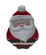Santa Shaped Tin Container 7&quot; x 5.25&quot; x 2.75&quot; for Cookies Candy Christmas - €8,58 EUR
