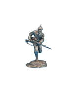 Tin metal miniature figurine of а German infantryman goes on an assault,... - $19.79