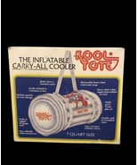 VINTAGE RARE!! KOOL TOTE Inflatable Carry-All Cooler 14 quarts, strap zi... - $23.05 CAD