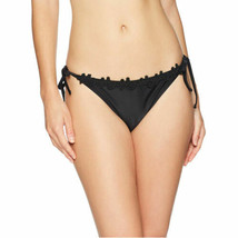 Mae Women&#39;s Swimwear Lara Lace Side Tie Low Rise Cheeky Bikini Bottom Sz... - $9.49