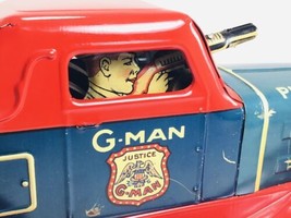 Louis Marx G-MAN Pursuit Tin Windup Toy Car - £861.11 GBP