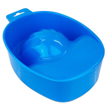 Acetone Resistant Manicure Nail Treatment Remover And Soaker Bowl - Blue - £11.18 GBP