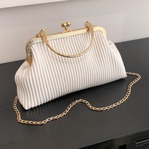 R bag fashion underarm bag simple elegant pu leather casual exquisite soft metal buckle thumb200